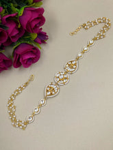 Modern Look Simple Jadau Kundan Pearl Sheeshphool For Ladies Matha Patti